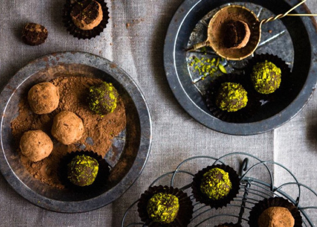 Trufas_con_pure_de_patata